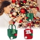 thumbnail image 1 of Bolsas de regalo navideñas - Paquetes de 12 bolsas grandes reutilizables para dulces, caramelos, galletas y aperitivos navideños - Diseños de Renos de los Muñecos de Nieve de Santa, 1 of 5