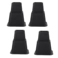 thumbnail image 1 of de 8 piezas Plataformas de servicio Cama en almacenamiento de 3 pulgadas a 8 pulgadas Negro Gloria Elevador de cama ajustable, 1 of 9