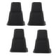 thumbnail image 1 of Elevadores de cama ajustables, patas resistentes, elevadores de mesa, almacenamiento debajo de la cama Negro, 1 of 9