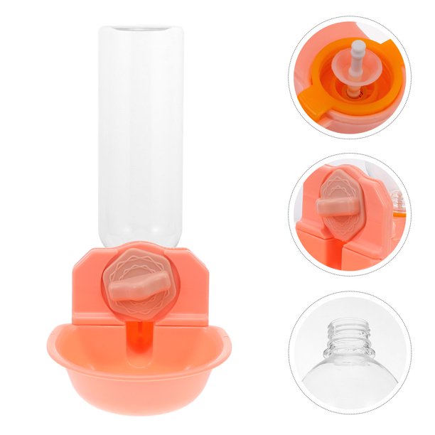 UPGRATOR 1Ud Bebedero Automático Para Perros Y En Color Rosa Con Práctico
