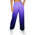 thumbnail image 5 of Sngxgn Wide Leg Pants for Women High Waisted Yoga Pants Casual Lounge Joggers Loose with Pockets(Purple,XXL), 5 of 6