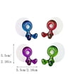 thumbnail image 3 of Toothbrush Holder, Ongmies Rack Fashion Suction Stand Toothbrush Holder Home Wall Mount Bathroom Bathroom Products, Purple, 3 of 9