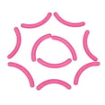 thumbnail image 3 of Tiras de silicona para extensión de pestañas postizas Sunnimix Color Rosa 4 piezas, 3 of 8