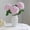 1, variant on Vibrant Pink 3-Stalk Artificial Hydrangea Bouquet - Ideal for Home, Wedding, and Holiday Decor