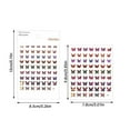 Woaiqiana Nail Patch Butterfly Nail Stickers 3D Self Adhesive Nail