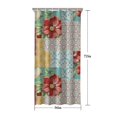 thumbnail image 5 of Pioneer Flower Floral Print Pattern Shower Curtain 36"x72" ,Bathroom Decorative Shower Curtains Set with 12 Hooks,Modern Waterproof Washable Shower Curtain, 5 of 6