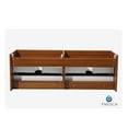 thumbnail image 3 of Fresca Largo Teak Modern Double Sink Bathroom Cabinet, 3 of 3