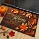 thumbnail image 5 of Fall Pumpkin Maple Leaves Floor Mat Halloween Thanksgiving Decorative Floor Mat Bathroom Kitchen Mat Porch Carpet Long Strip Foot Mat Entrance Mat, 5 of 6