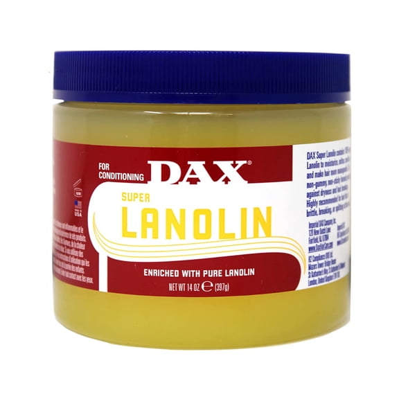 Dax 100% Super Pure Lanolin Hair Conditioner Jar - 14 Ounces