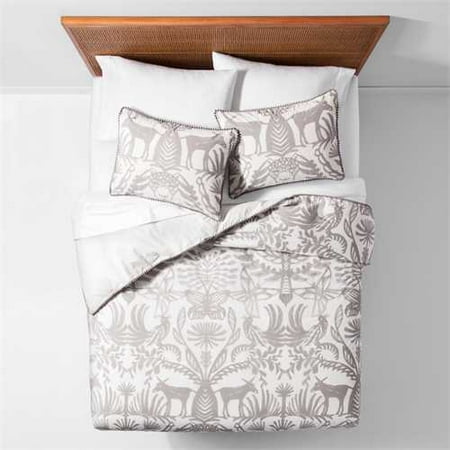 Eulalia White Animal Print Duvet Cover Set Full Queen Opalhouse Eulalia White Animal Print Duvet Cover Set Full Queen Opalhouse