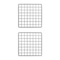 thumbnail image 4 of Transemion Portable Pet Playpen Panel Cage Fence Metal Guinea pig Wire Black General Grid 2Set, 4 of 6