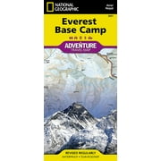 National Geographic Adventure Map Everest Base Camp Map [Nepal], Book 3001, (Paperback)