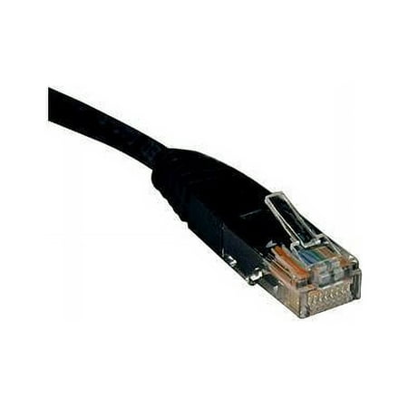 UPC: 0037332141200 | TRIPP LITE N002-002-BK 2 ft. Cat 5E Black 350MHz Molded Patch Cable