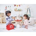 thumbnail image 3 of Tender Leaf Toys - Toadstool - Adorable Colorful Solid Wood Stool for Kids Age 3+, 3 of 3