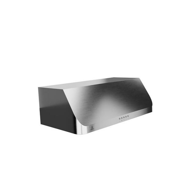 Anzzi RH-AZ2590PSS 36 in. 450 CFM 3-Speed Stainless Steel Under Cabinet Convertible Residential Range Hood with LED Lamp
