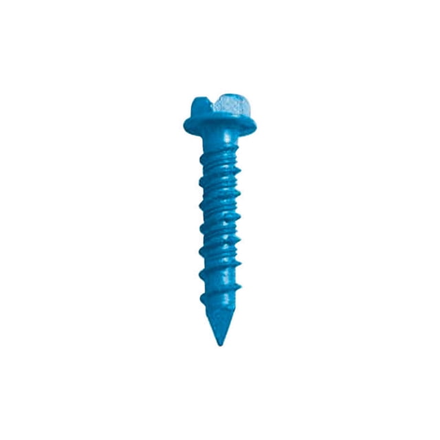 Tornillo de anclaje para hormigón Tapcon, cabeza hexagonal de acero de 1/4 pulgadas de profundidad x