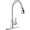 Chrome, variant on High Arc Brushed Nickel Single Handle Pull Down Sprayer Kitchen Faucet for Sink, Farmhouse RV Camper Bar, Fits 1 or 3 Hole Mount