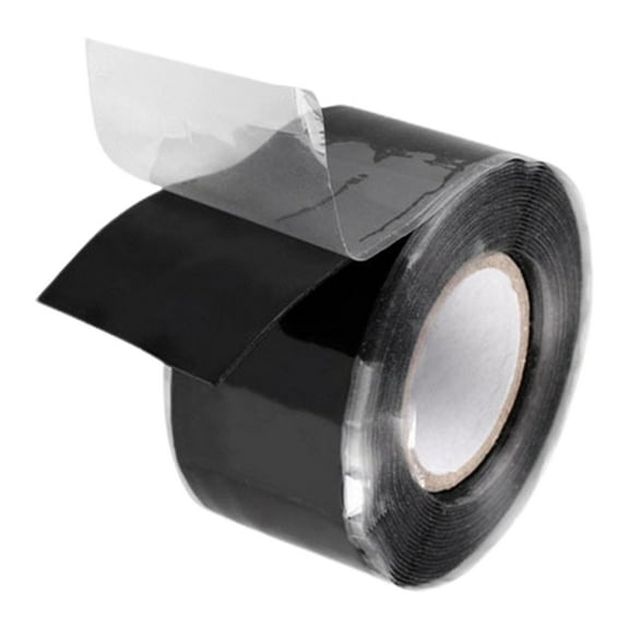 TEHAUX Waterproof Tape Black Silicone for Repairing Pipes and Joints