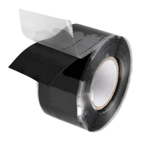 HOOWIFFY Moisture-proof Tape Leak Seal Tape Black Silicone 1Set