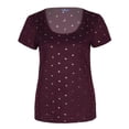 thumbnail image 1 of Blusa Maracuyá Talla G manga Corta vino, 1 of 4