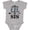 AC-Heather Grey, variant on Inktastic Lil Sis Girls Sister Announcement Girls Baby Bodysuit