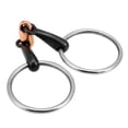 thumbnail image 4 of Bocado Irfora Boca de caballo de acero inoxidable Pieza de boca de caballo Broche ecuestre Snaffle Cobre Enlace Bit Accesorio de carrera de caballos Irfora Bocado, 4 of 7