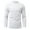 White, variant on Blczomt Mens Shirts Trendy Long Sleeve White Solid Collared Cotton and Linen Casual Button Down Shirts 2xl