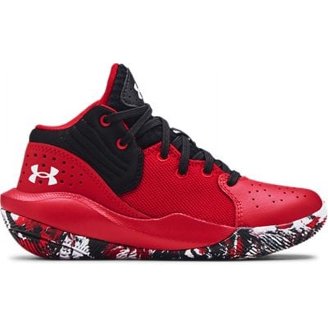 Under Armour Jet 21 Basketball Shoes Mens Size 9 White Blue Red Athletic Sneaker Under Armour Unisex-Child Grade School Jet  main image 4