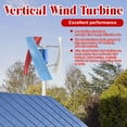 thumbnail image 5 of LINSHESF Vertical Axis Wind Turbine Wind Generators Home Silent Efficient Wind Generators For Home Street Harnessing 360-Degree Wind Direction For Home Street vividly, 5 of 9