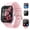one pink watch, variant on Smart Watch with Bluetooth 5.4 Call Answer& Music,1.83" Full-Touch Color Screen,100+ Sports Modes,Fitness Tracker,Smart Notifications,Long Battery Life Watch for Android&Iphone,Red