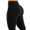 thumbnail image 6 of Moda Xpress Women’s Junior Butt Lifting High Waist Hyper Stretch Black Skinny Jeans 10554N, 6 of 7