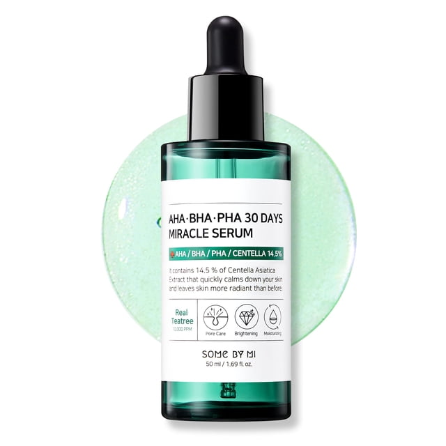 SOME BY MI suero facial aha bha pha 30 days miracle serum con centella asiática y árbol de té - 50 ml