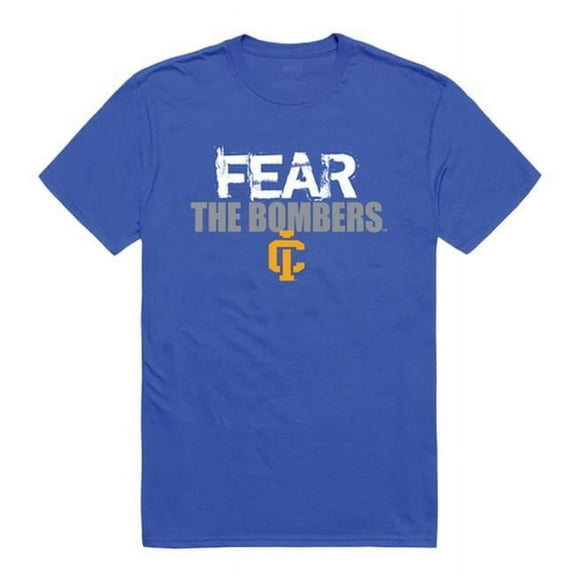 Ithaca College Men Fear T-Shirt, Royal - Medium