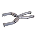 thumbnail image 2 of BBK 79-04 Mustang Coyote Swap Short Mid X Pipe w Catalytic Converters 3.0 For BBK Long Tube Headers, 2 of 12