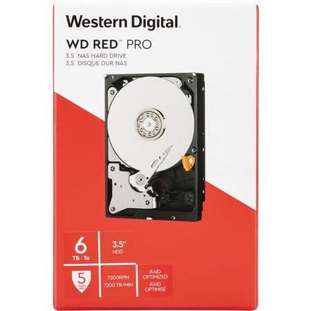 UPC: 0718037869124 | Red Pro 6TB SATA III 3.5  Internal NAS Hard Drive  7200 RPM