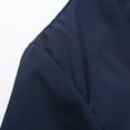 thumbnail image 4 of YLSDY Men's Bomber Jacket Zip Up Windbreaker Outdoor Sport Coat Solid Color Stand Collar Long Sleeve Jacket Outwear Dark Blue XXL, 4 of 8