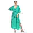 thumbnail image 5 of Vestido largo con ajuste frontal Roman Fashion /Juvenil, 4977 (Verde) verde G, 5 of 5