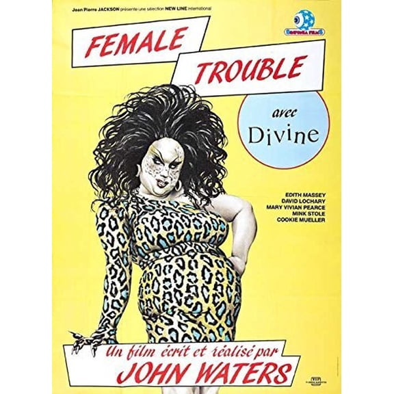 Female Trouble (French) Poster