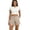 Khaki, variant on Womens Cotton Linen Shorts with Pockets - Back Pocket Detail, Button Closure, Slim Fit, Casual Summer for Work or Brunch,Light Green M