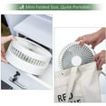 thumbnail image 4 of Portable Fans Telescopic Foldable Usb Rechargeable Fan Air Cooler  Tablet Phone Desktop Stand 4-Speed Silent Fan ZR, 4 of 6