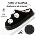 thumbnail image 5 of BERANMEY Halloween Slippers for Women Perfect Soft Plush Comfy Warm Slip-On Cute Womens Slippers Indoor Fluffy House Slippers for Women and Men Non-slip Fuzzy Flat Slides, 5 of 9