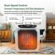 thumbnail image 3 of Mini Fan Heater, Fan Heater Socket, Socket Heater, Fan Heater, 800 Watt,Remote Control EU Plug, 3 of 5