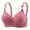Hot Pink, variant on Women Wireless Comfort Bras Full Coverage Breathable Seamless T Shirt Bra Adjustable Straps for Daily Wear Plus Size 38C 40C 42C 44C Multi Colors