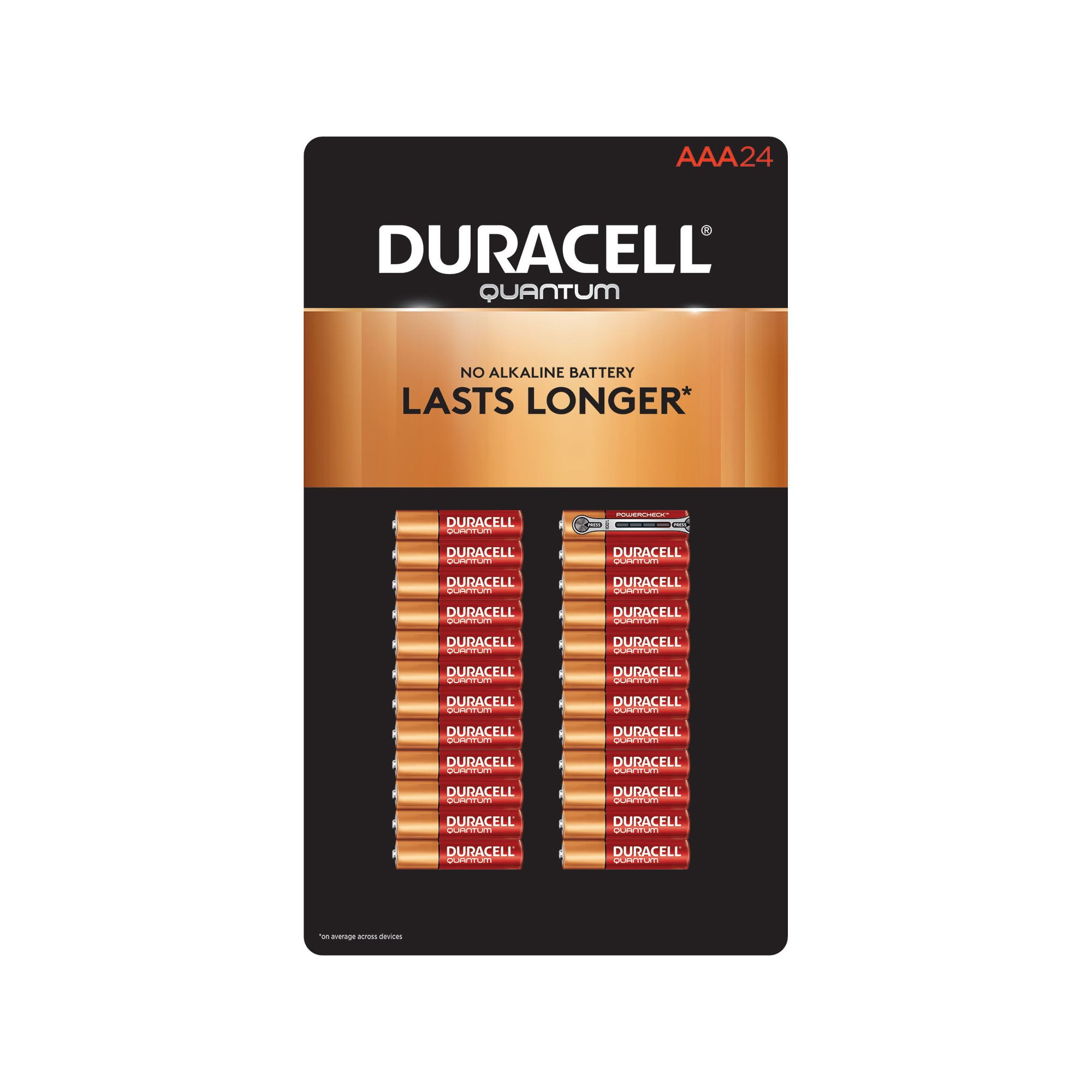Branded Duracell Quantum Alkaline AAA Batteries (24 pk.) Pack of 1