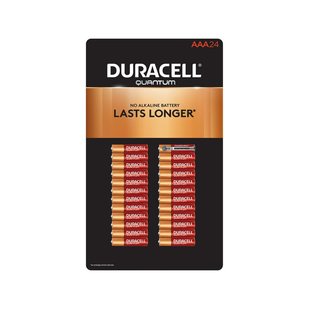 Branded Duracell Quantum Alkaline AAA Batteries (24 pk.) Pack of 1