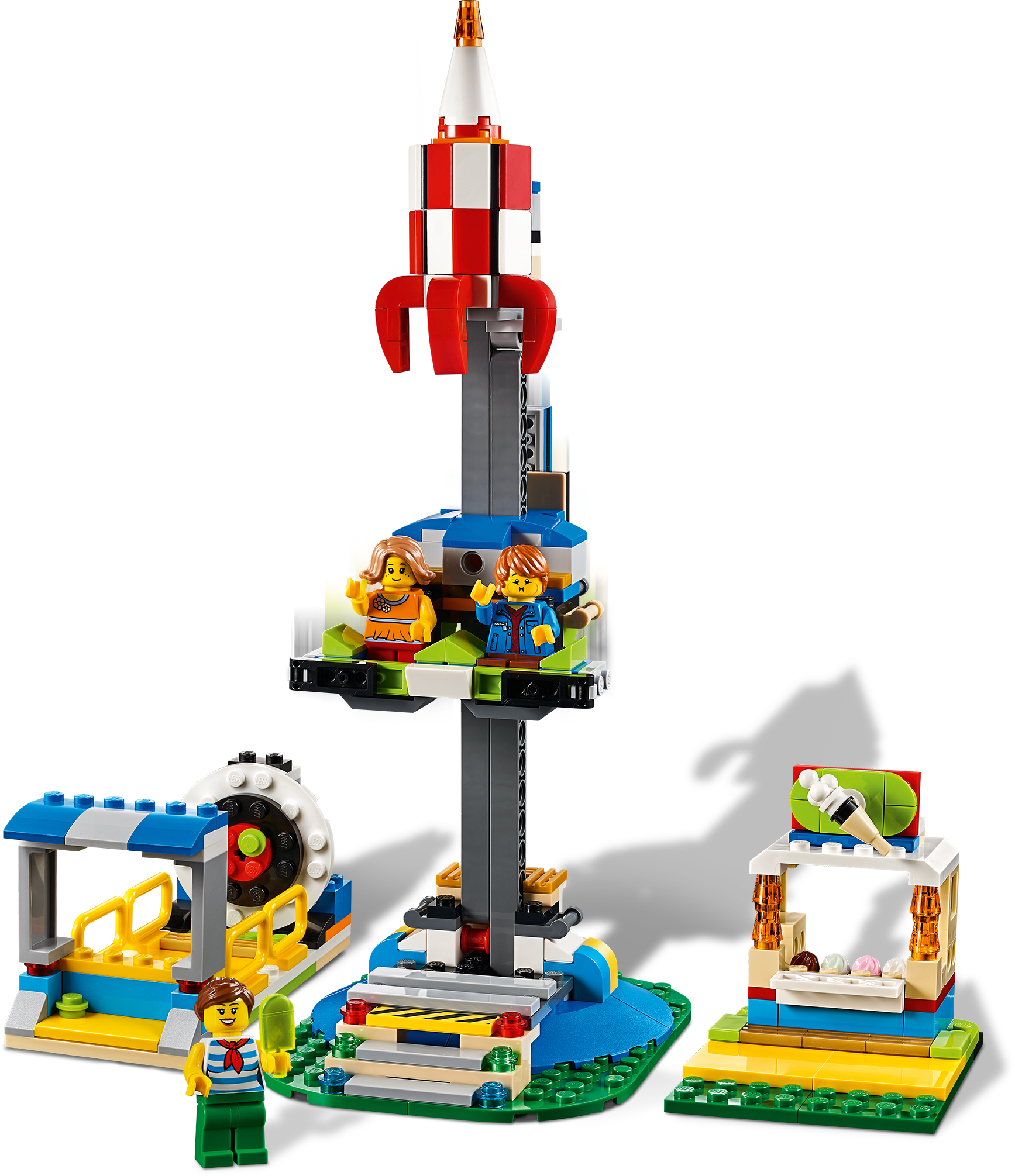 LEGO Creator Fairground Carousel 31095 Space-Themed Building Kit (595 Pieces) - image 4 of 8
