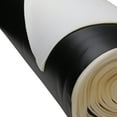 thumbnail image 3 of 1/4" Foam Backed Marine Vinyl Upholstery Fabric Black SAMPLE 3" x 3" Boat Auto, 3 of 5
