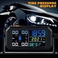 thumbnail image 1 of MesaSe Tire Pressure Monitoring System Solar & USB Powered Tire Pressure Monitor with LCD Screen/4 Sensors/Multiple Alarm Modes IPX7 Waterproof Real-Time Tire Pressure Sensor for RV Trail, 1 of 10