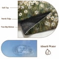 thumbnail image 5 of Floral Pigs Area Rugs 5x7 ft Retro Oil Painting Farmhouse Daisy Pig Blue Sky Washable Rug Non Slip Indoor Carpet Absorbent Floor Mat for Living Room Bedroom Dining Room, 5 of 9