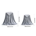 huhuzaio Lightweight Cozy Blankets and Throws Super Soft Warm Solid